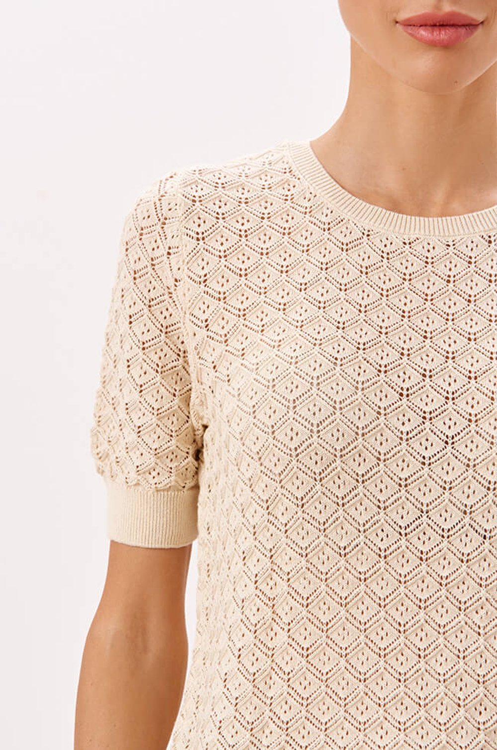 23227 Джемпер женский (кремовый)