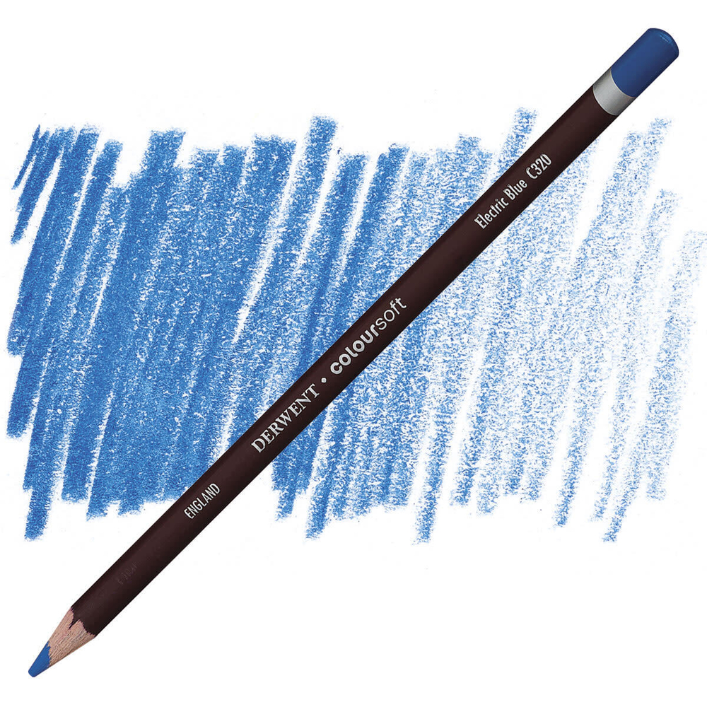Derwent Coloursoft. C320 Electric Blue