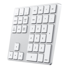 Беспроводной блок клавиатуры Satechi Aluminum Slim Wireless Keyboard (ST-XLABKS) серебряный