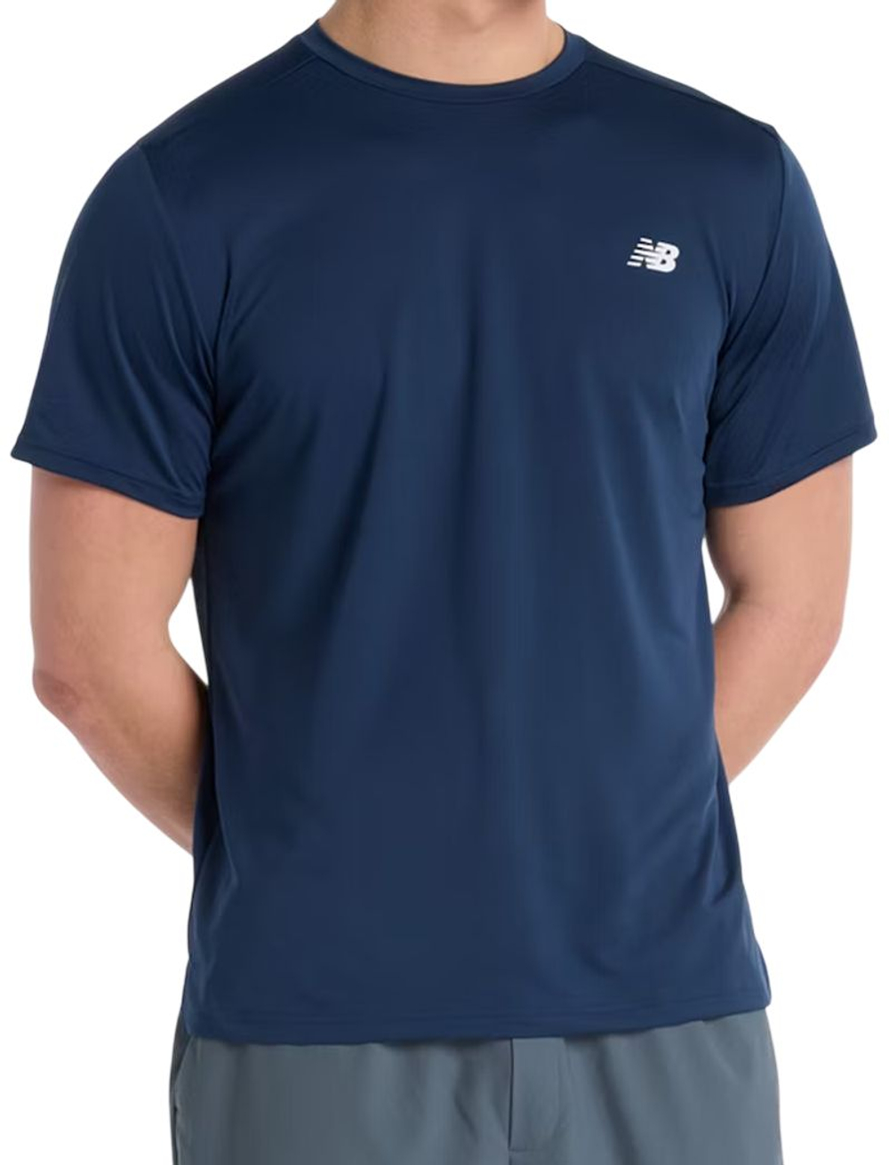 Теннисная футболка New Balance Sport Short Sleeve - navy