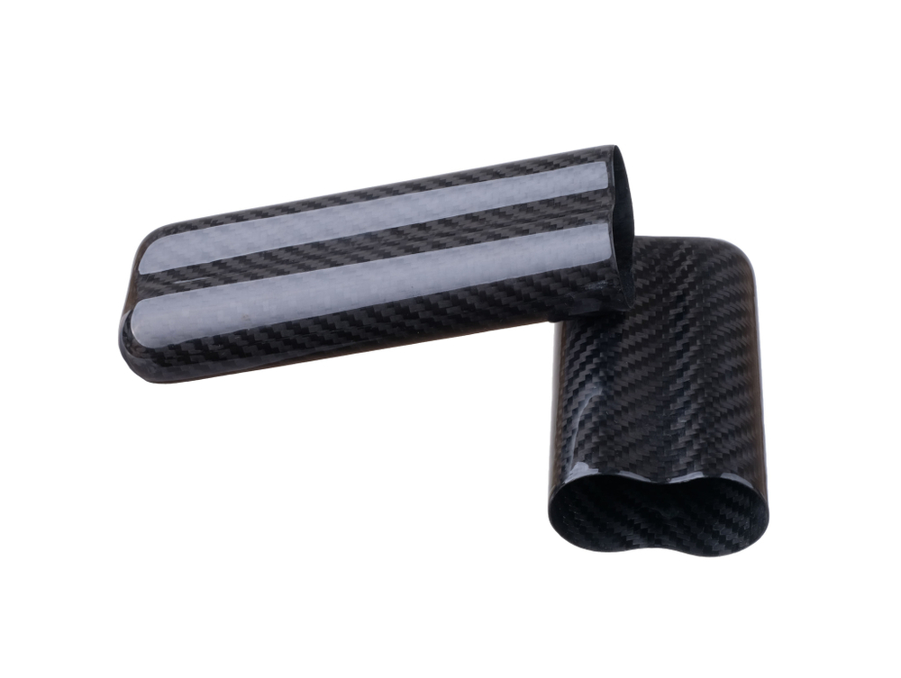 Чехол Lubinski на 2 сигары, карбон