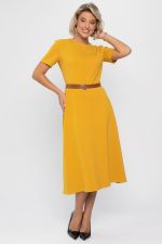 Платье трикотажное Парижанка (желтое) П14334-10М LT Collection