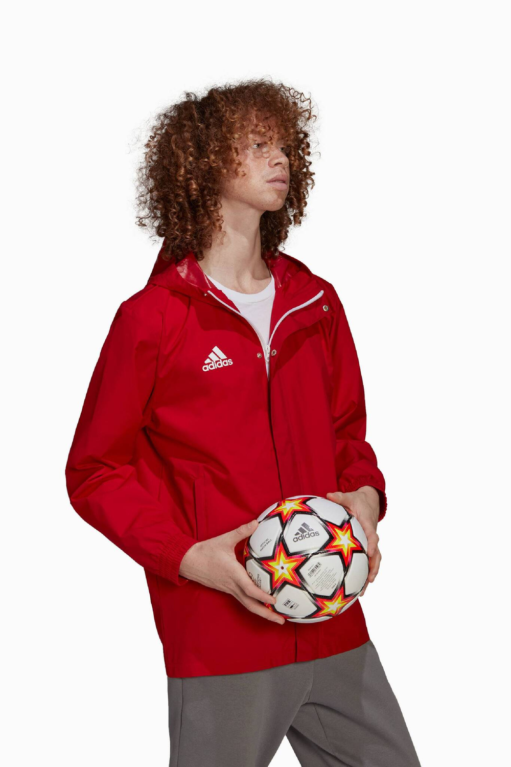 Куртка adidas Entrada 22 Allweather - красный