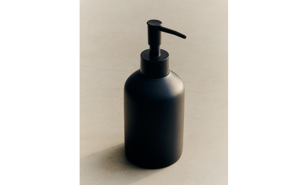 Zara Home дозатор для жидкого мыла, пластик, чёрный · 7531/466