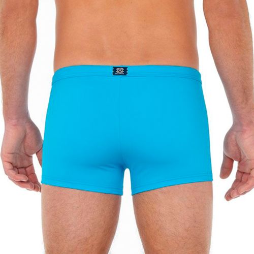 Мужские плавки боксеры бирюзовые HOM Sea Life 40-2535-00PF