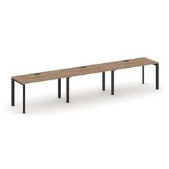 Style Project Рабочая станция односторонняя SN-59P.ORS-051 Дуб Табак/Металл Черный/Черный Заглушка 2