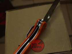 Нож Spyderco Resilience LTW F/P - оранж рукоять