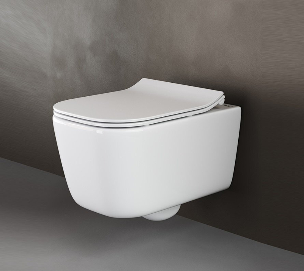 Комплект подвесной безободковый унитаз Ceramica Nova New Day CN3005 с крышкой-сиденьем микролифт + инсталляция Geberit Duofix UP320 111.300.00.5