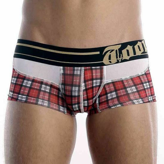 Мужские трусы хипсы TOOT Check Boxer Red TT00019
