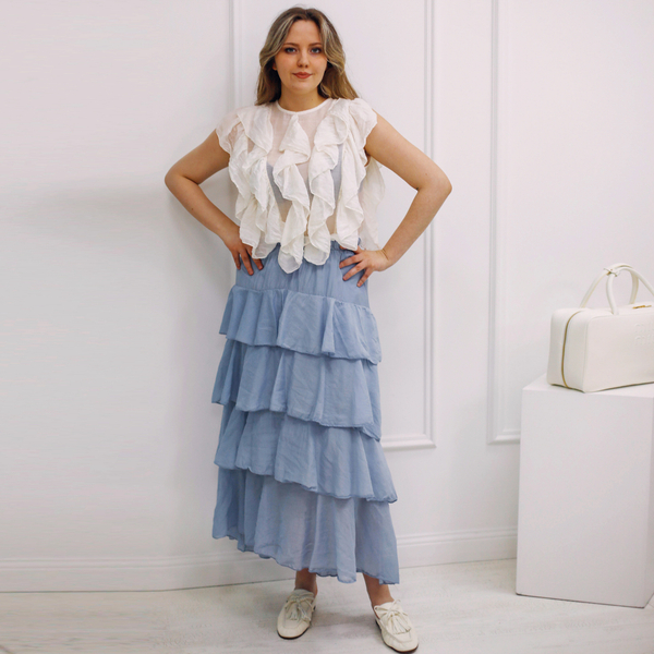 Юбка, цвет голубой, Италия