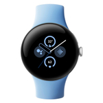Умные часы Google Pixel Watch 2, Wi-Fi, «Полированный серебристый» корпус, ремешок Голубого цвета (версия Global)