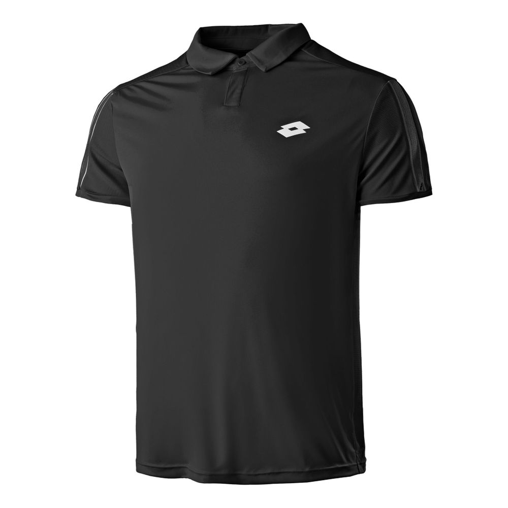 Мужское теннисное поло Lotto Squadra II Polo Men - Black