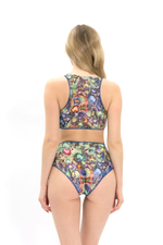 Спортивный топ "Змея"