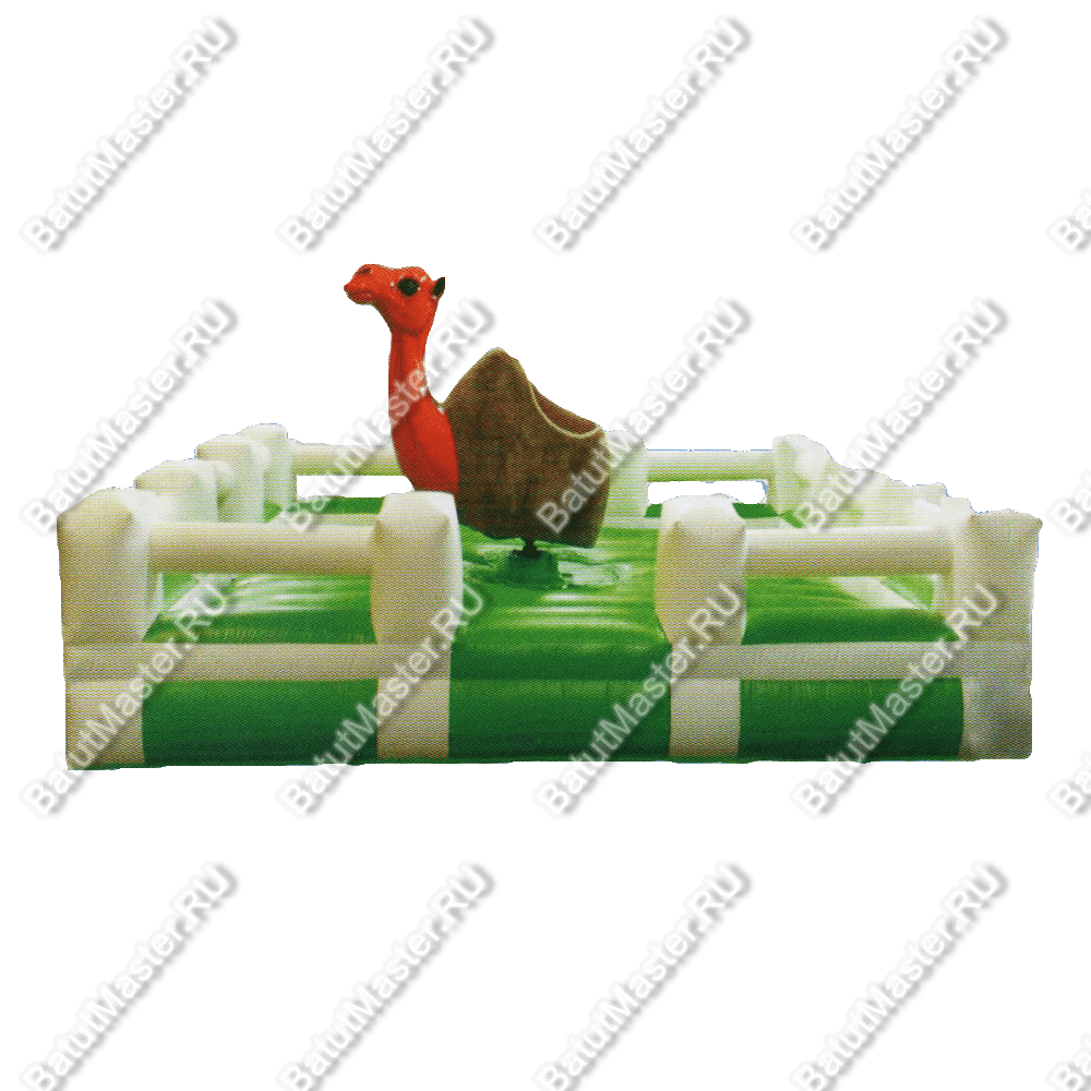 Надувной аттракцион Родео, верблюд+батут, "Верблюд 2", 5*5*3 м