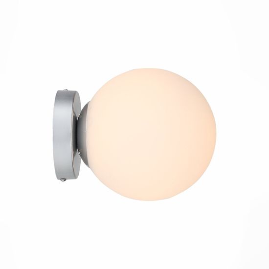 SL717.501.01 Светильник настенный Серебристый/Белый E27 1*40W ACINI
