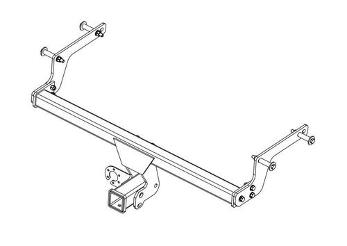 Фаркоп на RENAULT KAPTUR под квадрат (2016-) (без электрики, паспорт/сертификат в комплекте) Автос.RN 14B