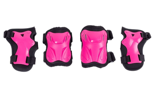Защита TT Safety line 800 (L) 1/24 колени/локти, Чёрно-розовый