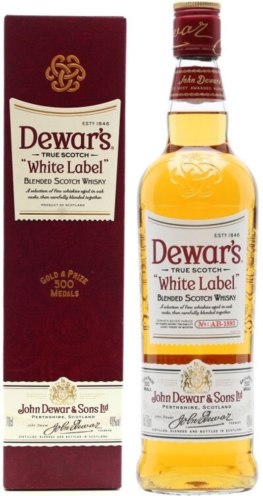 Виски Dewar&#39;s White Label, gift box, 0.7 л
