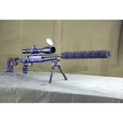 ДТКП закрытого типа RD Integral для карабина ATA Turqua, Monza (.308 Win, М14x1 левая) Титан, Русский дракон