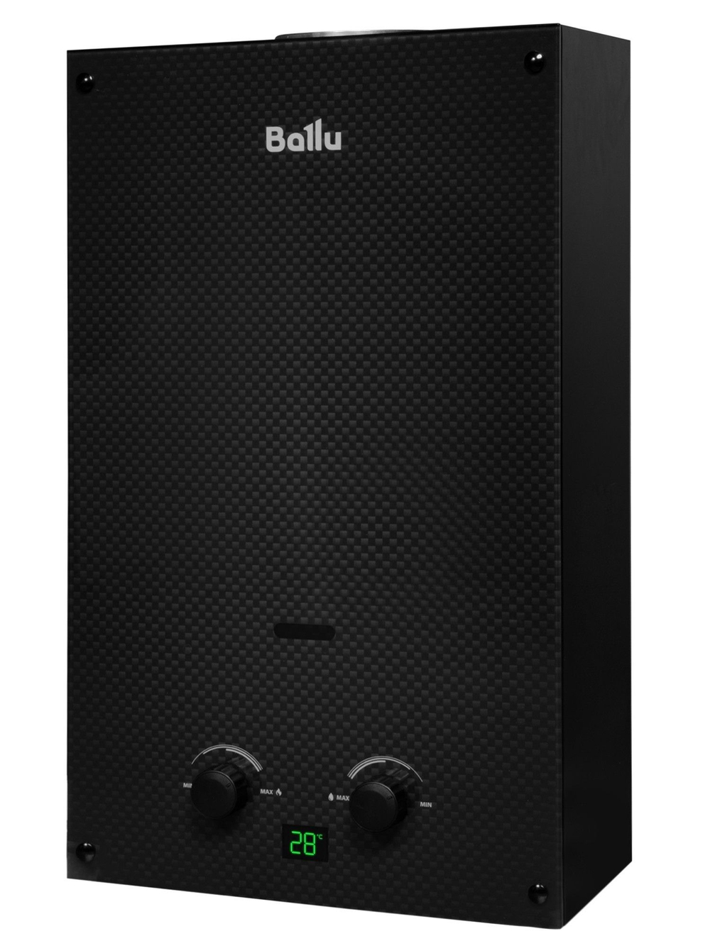 Колонка газовая Ballu GWH 10 Fiery Glass Carbon (d110)