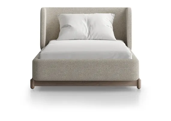 Кровать Basic спальное место 90*200 см (молочный, букле)