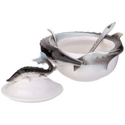 ИКОРНИЦА LEFARD "ОСЁТР" 12,5*11 СМ, С ЛОЖЕЧКОЙ (КОР=24ШТ.)