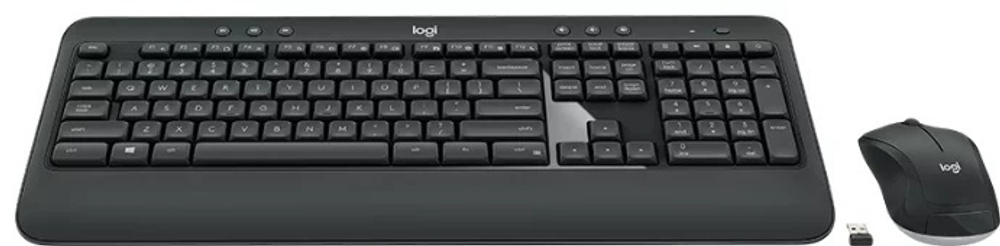 КЛАВИАТУРА LOGITECH MK540 ADVANCED, WIRELESS, BLACK, USB, 2 Х AAA + МЫШЬ, 1 Х AA