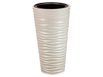 Кашпо Дюна 42л со вставкой (кремовый)