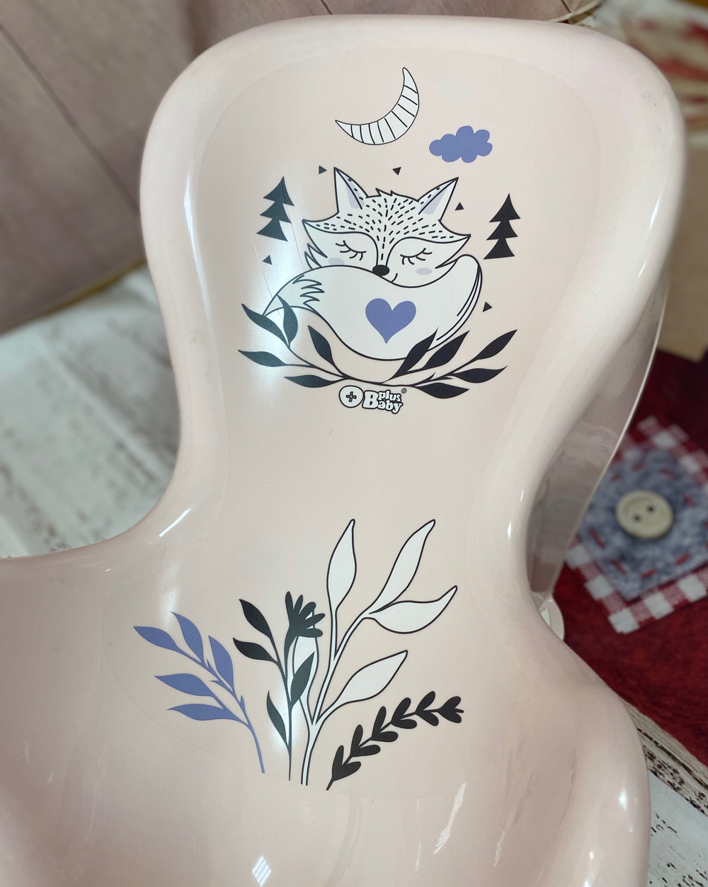 Кресло в ванну "Лисенок" (light pink-розовый)