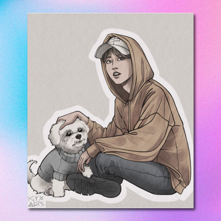 Арт принт / igyx_art / STRAY KIDS / Джисон #10