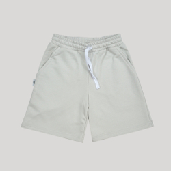 Wide Shorts LOGO Grey Glacier