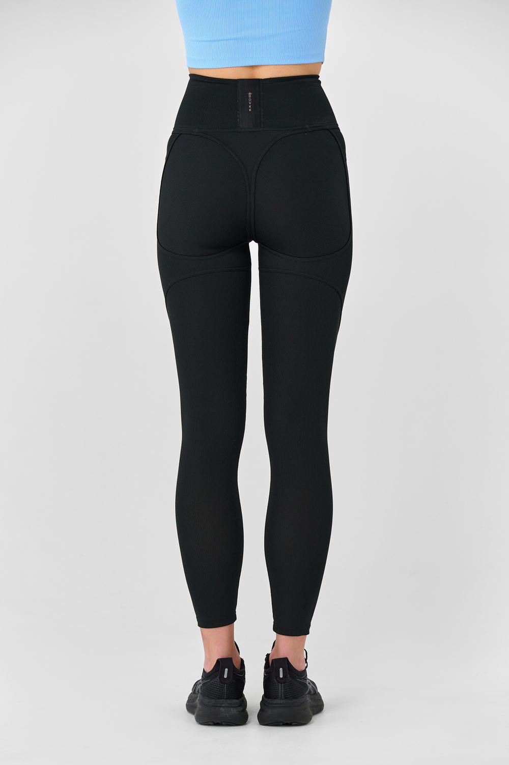 Леггинсы 7/8 завышенные с мягким поясом