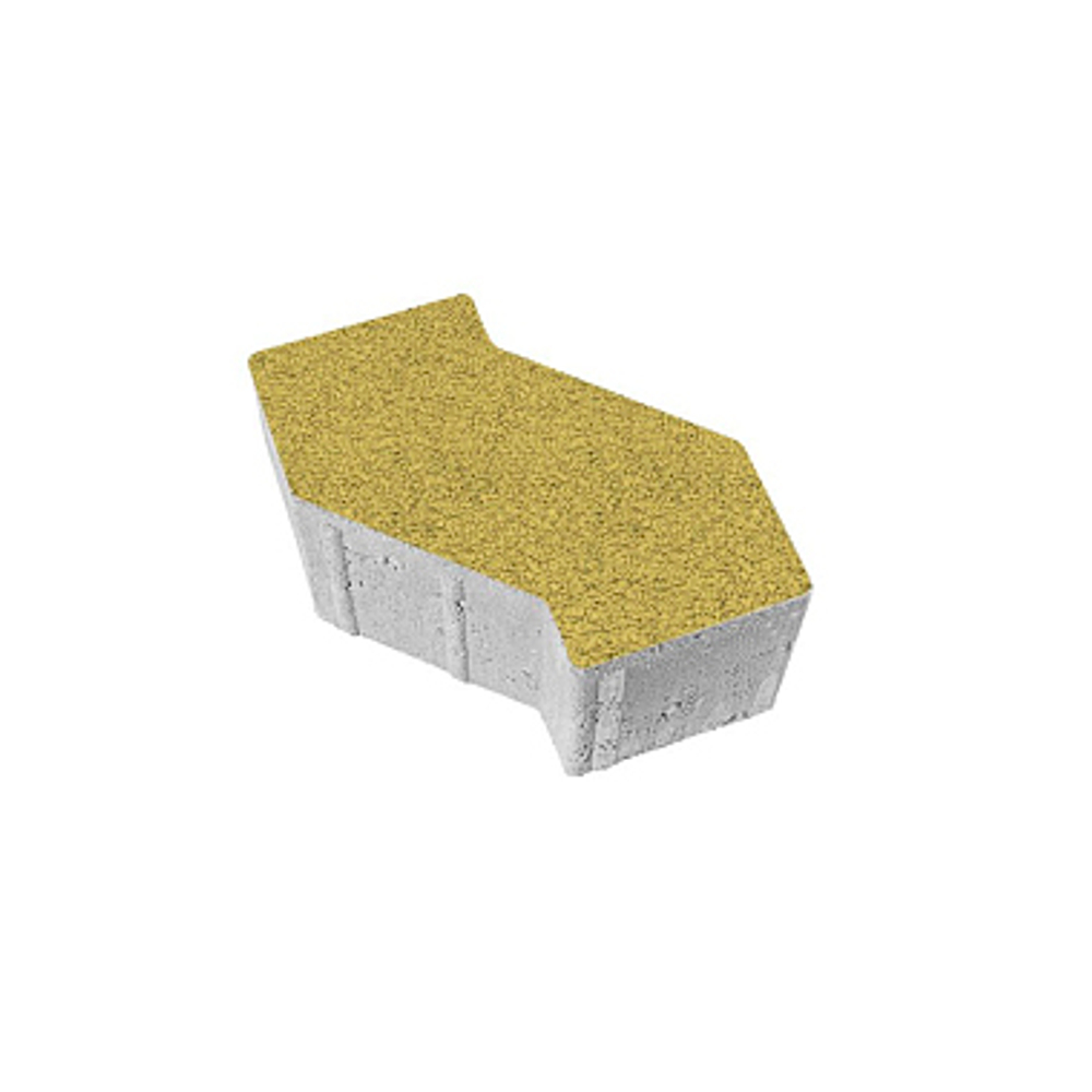 Тротуарная плитка S-ФОРМА В.3.Ф.10, 172х94х100мм Гранит Желтый