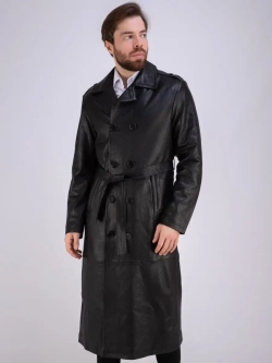 Плащ кожаный из натуральной кожи Турция