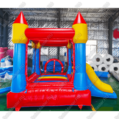 Надувной батут "Мини-Замок" 3,5*3*2,8 м.