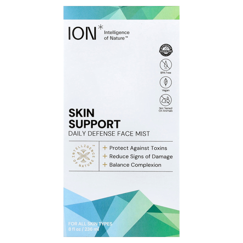 ION Intelligence of Nature, Skin Support, спрей для лица с ежедневной защитой, для всех типов кожи, 236 мл (8 жидк. унций)