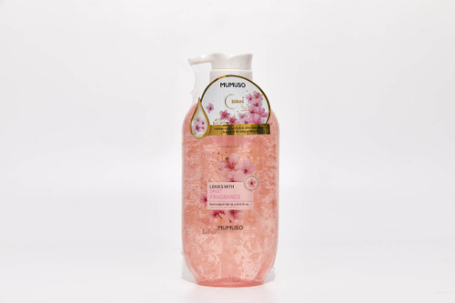Mumuso Гель для душа с листьями вишни