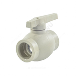 Кран шаровой PP-R серый Дн 32 внутренняя пайка VALFEX 10144032Г