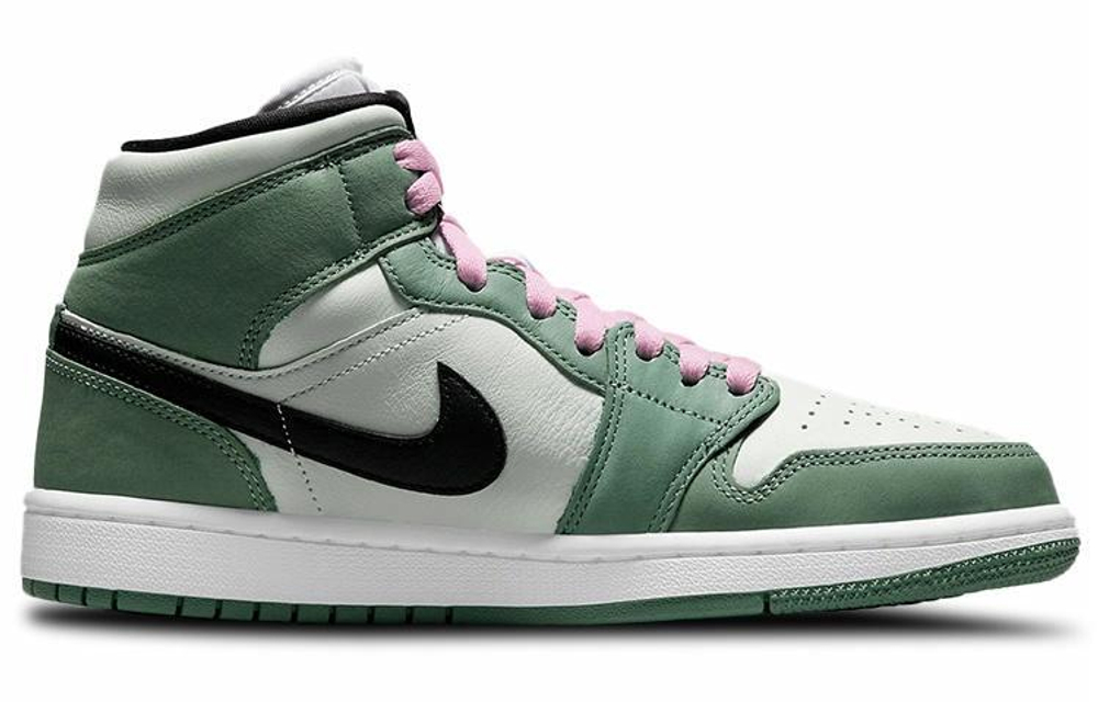 Кроссовки Jordan Air Jordan 1 Mid Se "Dutch Green" (Женская размерная сетка)