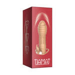 Телесная вибронасадка Tiamat - 13 см. (Цвет: телесный)