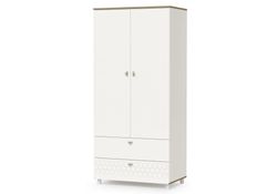 Комплект детской мебели Эльга белый шагрень / дуб белый комплектация 4