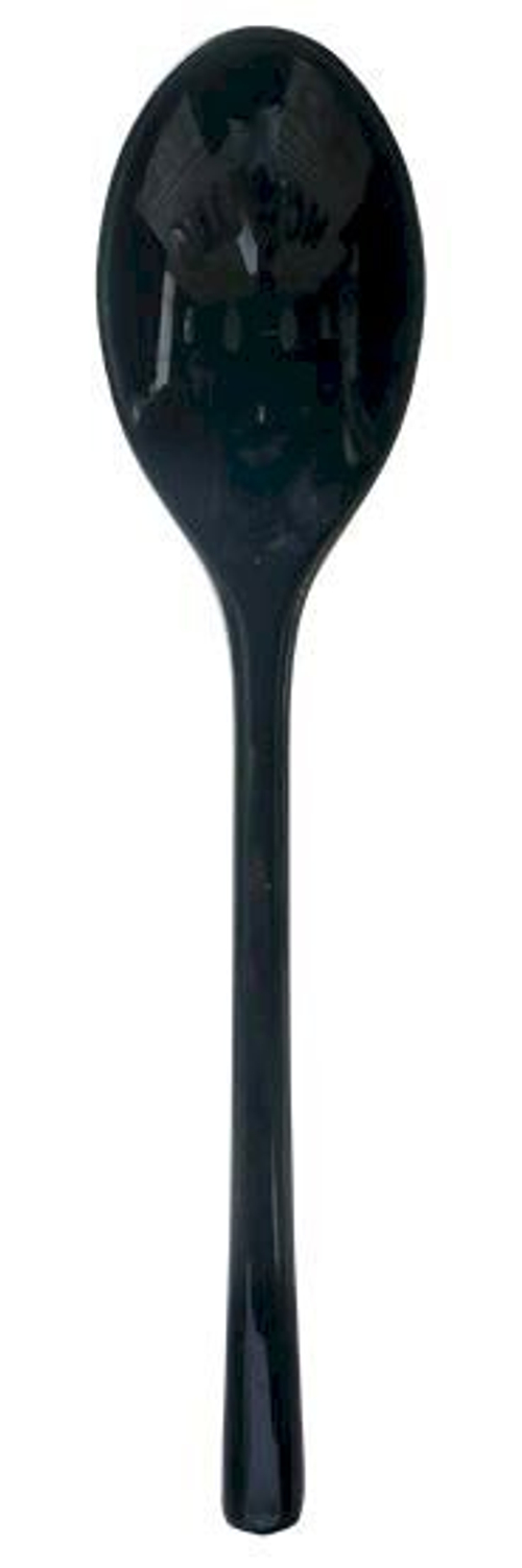 Ложка столовая 170 мм, полипропилен, черная, 60 штук