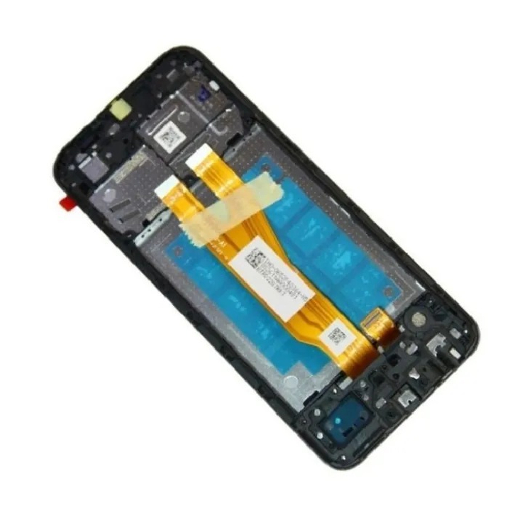 Дисплей для Samsung Galaxy A03 Core (A032F) с тачскрином и рамкой Черный - OR Ref. (SP)