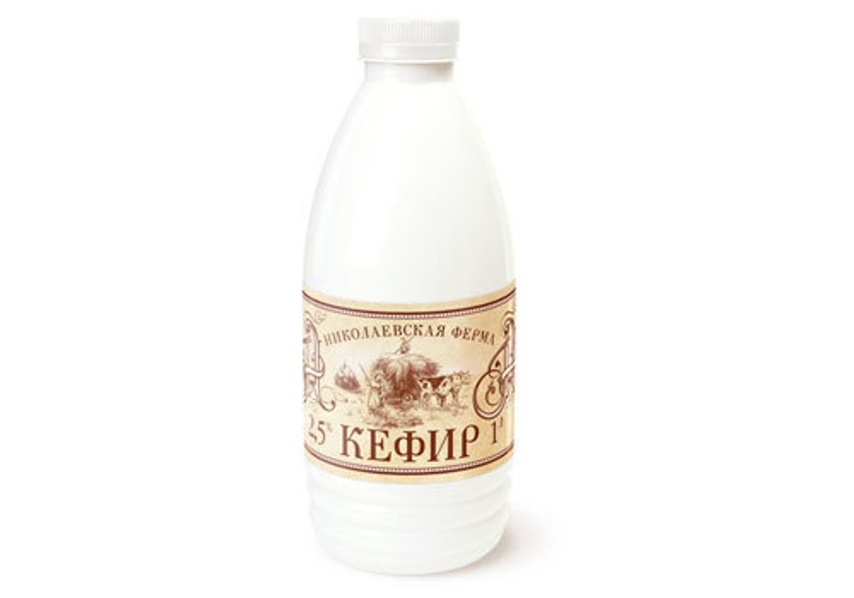 Кефир 2.5% "Николаевская ферма", 1л