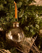 Набор из 2 рождественских шаров Piril из коричневого переработанного стекла, Ø 10 см