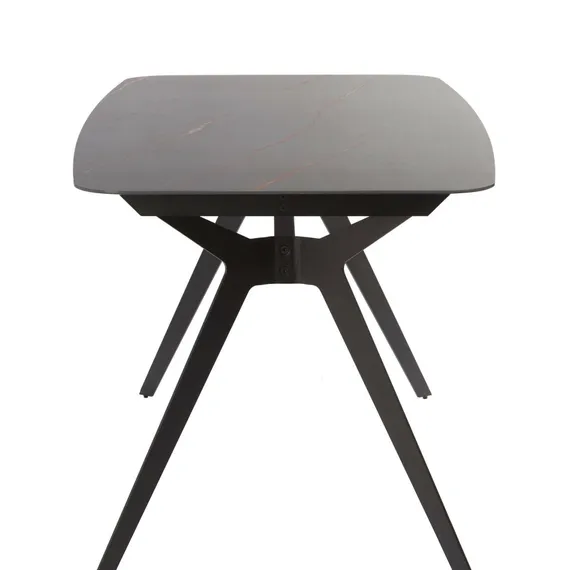 Обеденный стол Scarlet 160х80 см, черная керамика