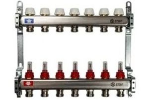 Коллекторы Stout SMS 0917 с расходомерами из нержавеющей стали
