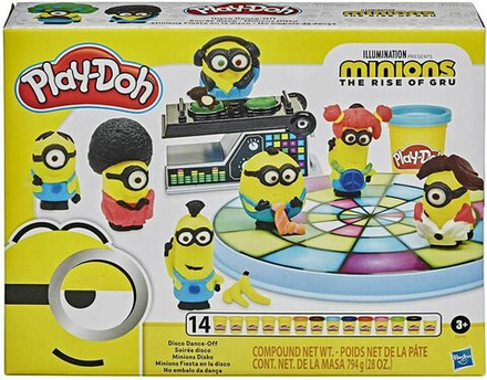 Игровой набор для лепки Play-Doh Minions Playdough Disco Dance-Off - Миньоны готовы к вечеринке - Плей До E8765