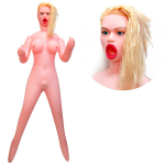 Надувная секс-кукла с вибрацией Валерия Bior Toys Erowoman-Eroman EE-10250