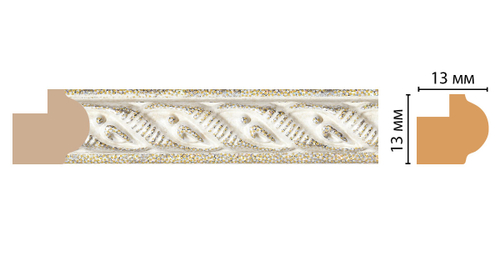 Молдинг Decomaster 118-20 13*13*2400мм